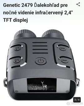 Infra ďalekohľad Genetic 2479 s 2,4 TFT displej - 3
