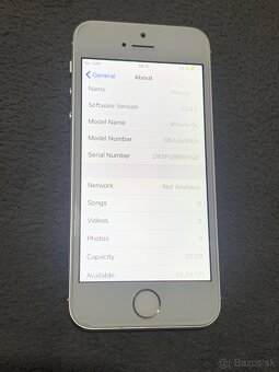 Predám Apple iphone 5S 32GB Silver Nový nepoužívaný kus - 3
