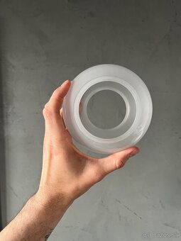 Tienidlo z mliečneho skla I retro I Czechoslovakia - 3