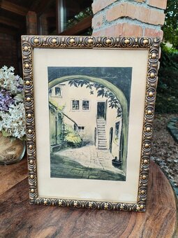 Starý obrázok, rám - 3