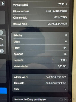Predám iPad 32GB (6.generácia) - 3