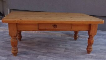 Stolík konferenčný smrekový. - 3