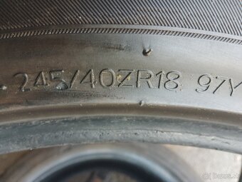 4x letné pneumatiky 245/40 r18 - 3