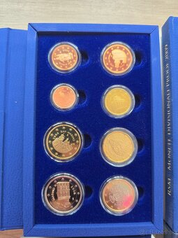 San Marino 1cent - 2€ euro PROOF sady - 3