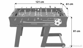 Sklopný stolový futbal s 2 loptami - 3