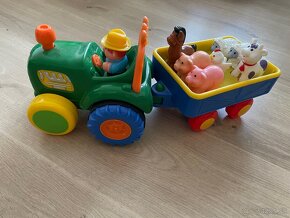 Lego Duplo vláčik, hrací traktor so zvieratkami, Dino auto - 3