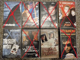 VHS 07 Akčné originálne videokazety český dabing - 3