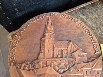 bronzova plaketa kremnica - 3