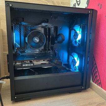 NOVÝ GAMING PC /RX6600/RYZEN 5 5600/WINDOWS 11 PRO - 3