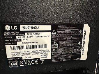 Predám televízor LG 50UQ75003LF (4K UHD, Smart TV, 50”) - 3