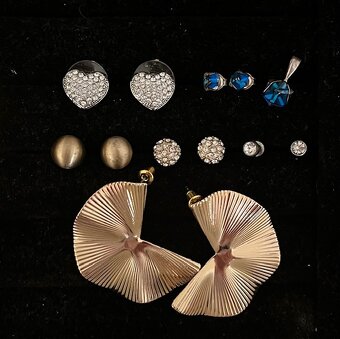 Náušnice - set viacerých - cena spolu - 3