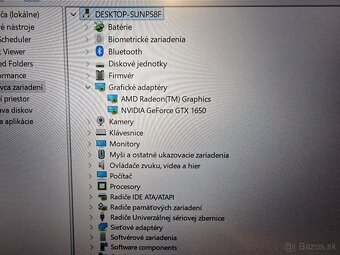 Herný notebook Acer Swift Gtx 1650 - 3