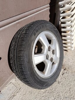 letné pneumatiky 185/60/R14 aj s diskami - 3