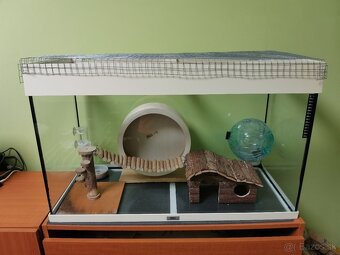 Terarium akvárium klietka pre škrečka - 3