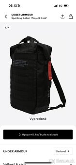 Batoh Under Armour Project Rock Box DF BP cierny - 3