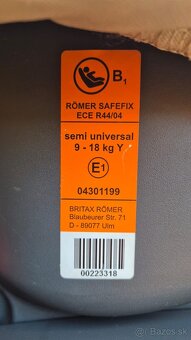 BRITAX RÖMER safefix 9-18kg - 3