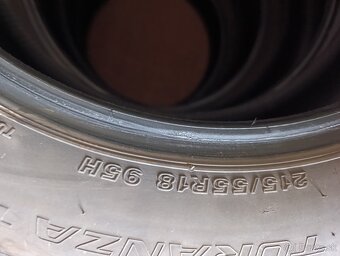 letne pneumatiky - Bridgestone 215/55R18-95H - 3