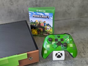 Xbox One 500GB Minecraft vinyl, Creeper ovládač a Minecraft - 3