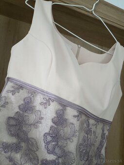 Jemné elegantné, koktejlové šaty - 3