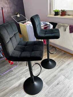 Barove stolicky Delta Black - 3