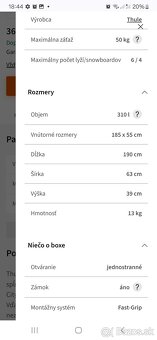 Strešný box THULE Pacific 600 - 3