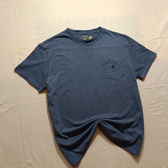 Polo Ralph Lauren sivé tričko s krátkym rukávom M - 3