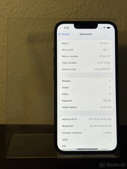 Predám Apple iPhone 13 128GB Black bežne známky používani - 3