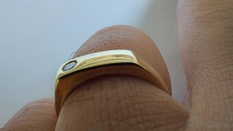 Elegantný zlatý prsteň - 3