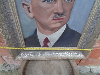 obraz Eduard Benes. -olejomalba na platne. - 3