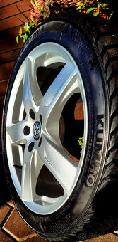 alu R17 5x100 zimné pneu, VW Polo /+ Škoda Fábia, Ibiza, A1 - 3