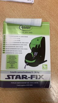 Detská autosedačka 4 BABY STAR-FIX - 3