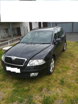 diely na škoda octavia II combi cierna farba - 3