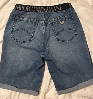 Emporio Armani kraťasy denim - 3