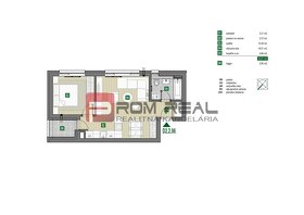 PREDAJ 2 izbového bytu s balkónom Prémiova novostavba Pezino - 3