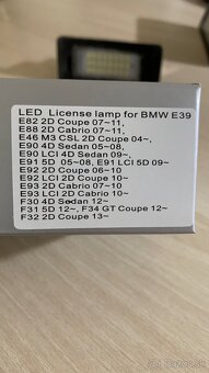 Led osvetlenia ŠPZ e46 e39 e81 e90 e60 e70 e71 f10 f30 - 3