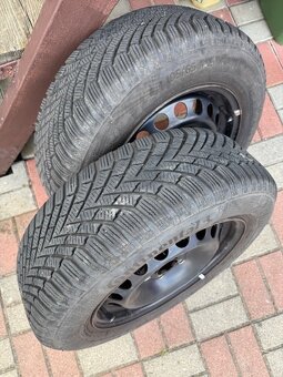 4ks komplet VW plechove disky + Continental TS860 - 3