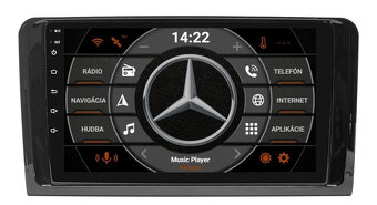 MERCEDES ML, GL - 9" ANDROID 13/14 - GPS rádio - 3