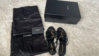 Čierne sandále Yves Saint Laurent - 3