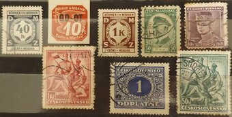 známky - Slov. štát, Protektorát, Hradčany, Masaryk a iné - 3