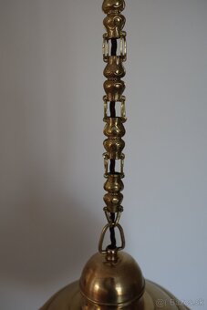 Starožitný mosadzný luster. - 3