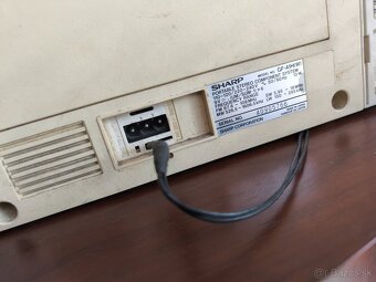 Radio s kazetskom Sharp biele - 3