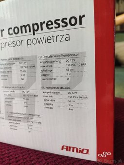 Digitálny kompresor do auta s LED 12V - 3