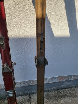 Stare drevene lyze,sanky tatra nabytok,retro - 3