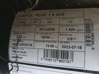 HDPE / PE-HD folia - 3