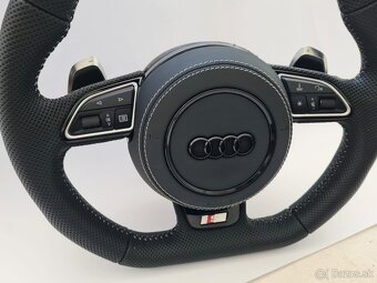 AUDI celoperforovaný volant s MULTIFUNKCIOU a RS F1 pádlami - 3
