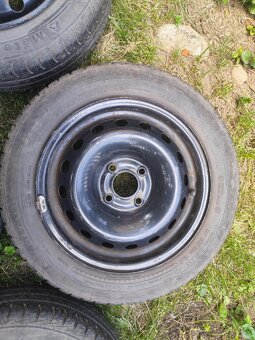 Predám plechové disky 165/65 R14 - 3