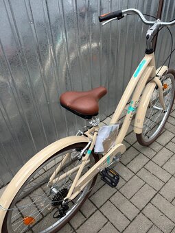 Dámsky retro bicykel Le Grand Pave 28” krémovej farby - 3