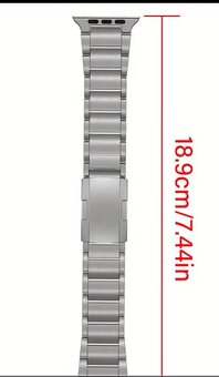 Titanový remienok na Apple Watch Ultra (aj 46, 45 mm) - 3