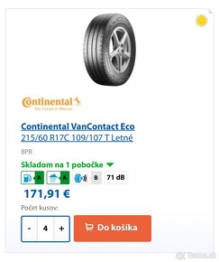 Letné pneumatiky Continental 215/60 R17 C - 3