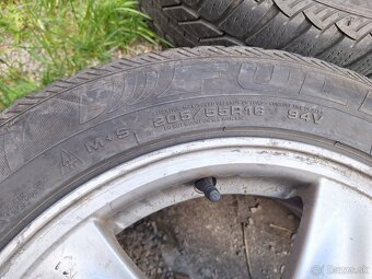 5x114,3 R16 elektrony orig.Honda, 205/55 R16 zimné pneu - 3
